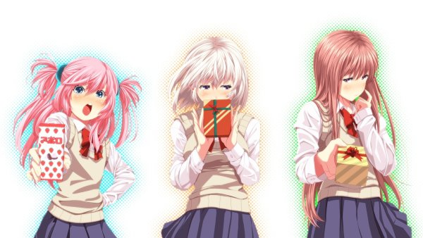 Аниме дарит подарок