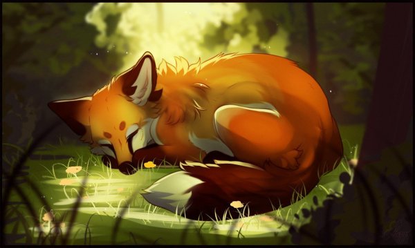 Аниме лиса животное