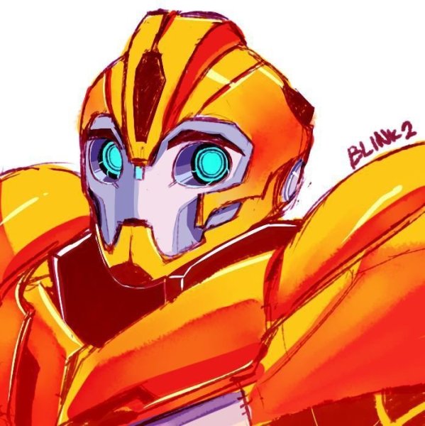 Трансформеры Прайм Бамблби арт