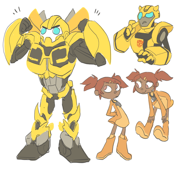 Трансформеры Бамблби и Сари