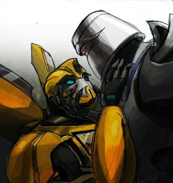 Бамблби и Мегатрон