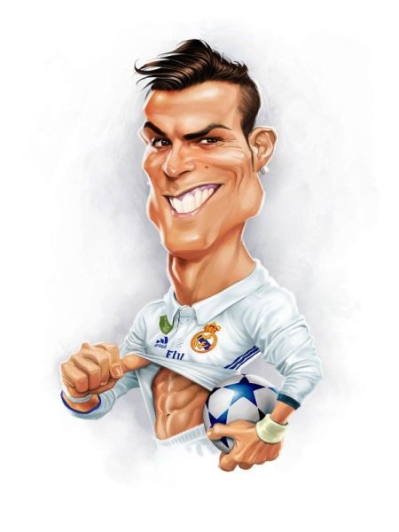 Криштиану Роналду karikaturi