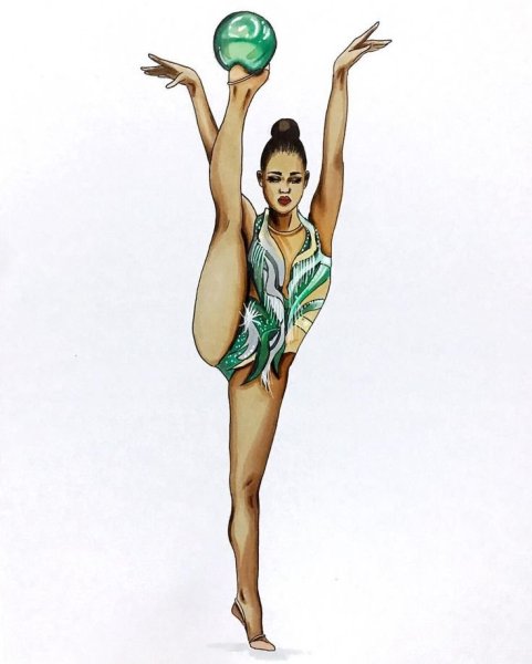 Художественная гимнастика рисунки