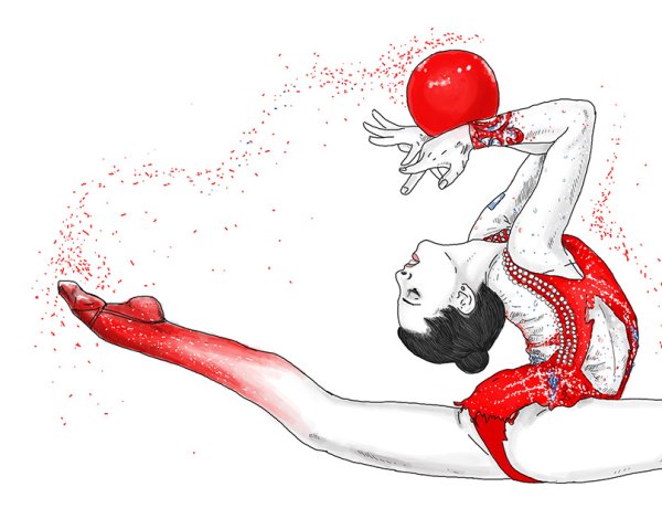 Гимнастика иллюстрация