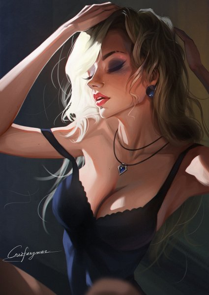 Блондинка арт