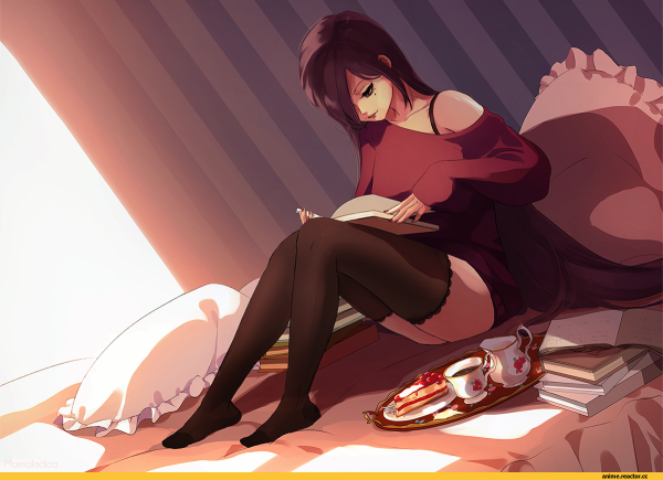 Аниме арт взрослая девушка