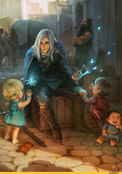 Малыш фэнтези арт