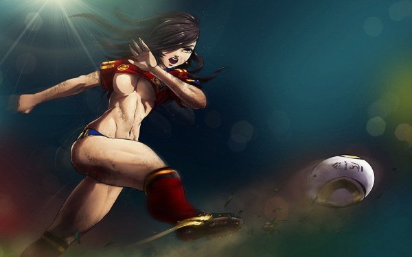 Арт девушки спорт