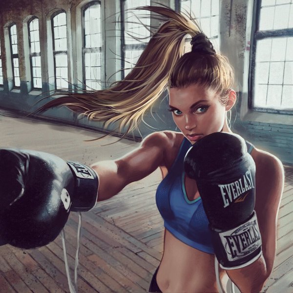 Арты спортивных девушек