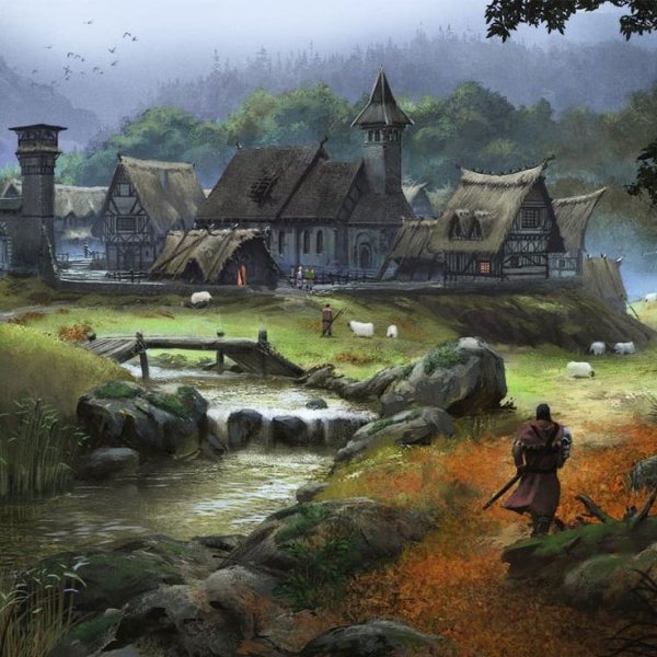 Средневековая деревня Уэллс