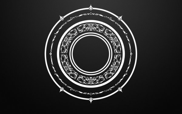 Круглый узор