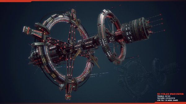 Орбитальные боевые станции будущего арт