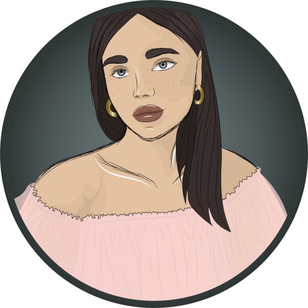 Елена Темникова векторный портрет