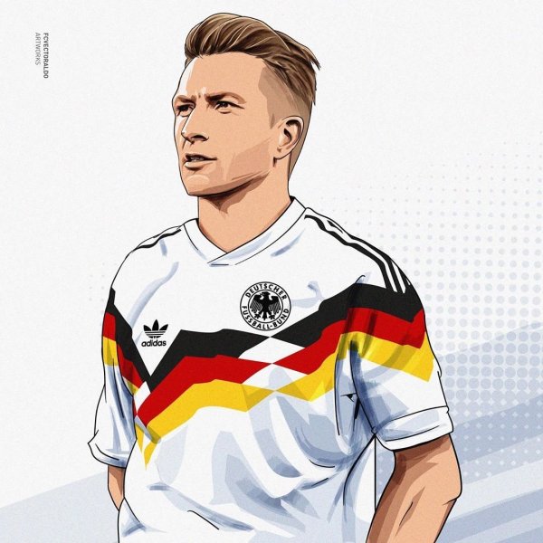 Рисунки футболистов Ройс