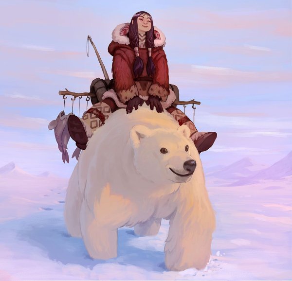 Медведь арт