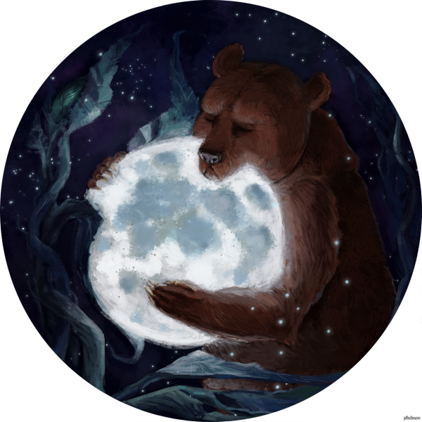 Медведь на Луне