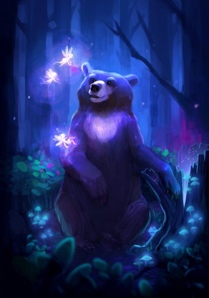 Медведь арты