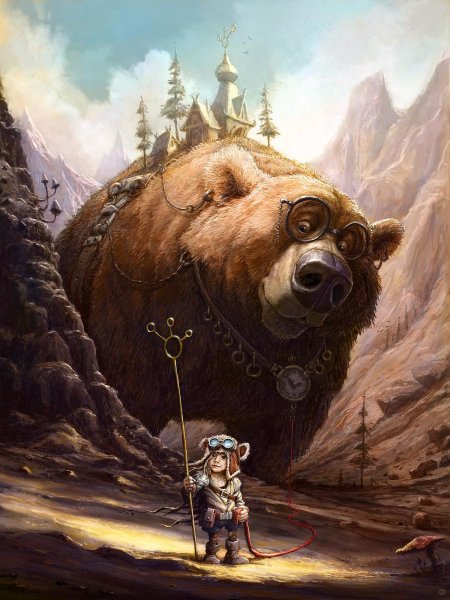 Медведь арт