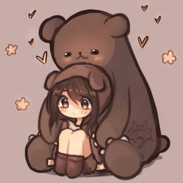 Милые мишки аниме