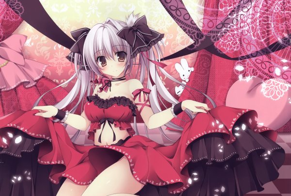 Аниме бантик на голове