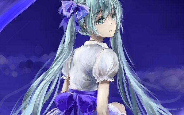 Аниме с синими волосами