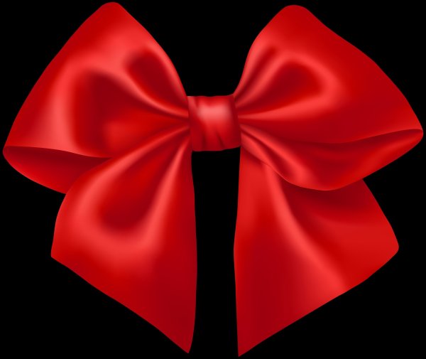 Бант на черном фоне