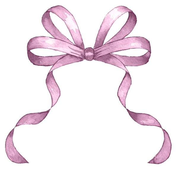 Красивый бантик без фона