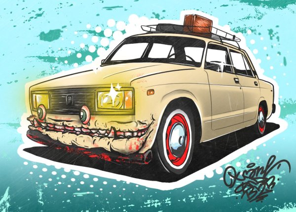 Мультяшные Жигули