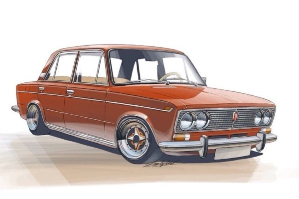 ВАЗ 2103 сбоку арт