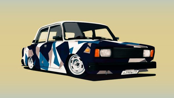 ВАЗ 2107 Боевая классика арт