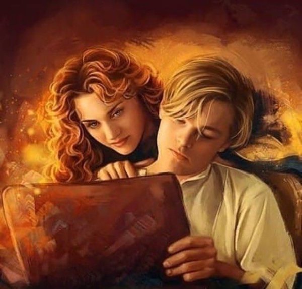 Роуз и Джек Титаник арт