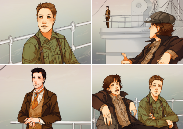 Джек Клайн и Дин Винчестер арт