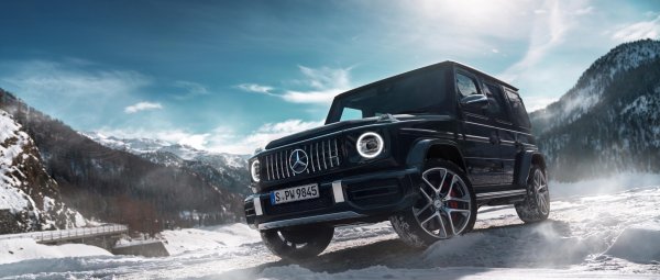 G63 Мерседес зима