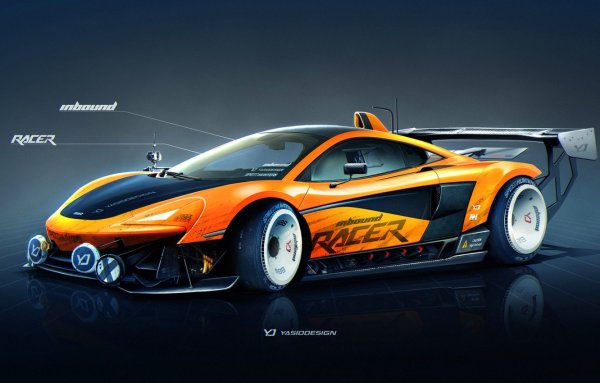 MCLAREN 570 дрифт