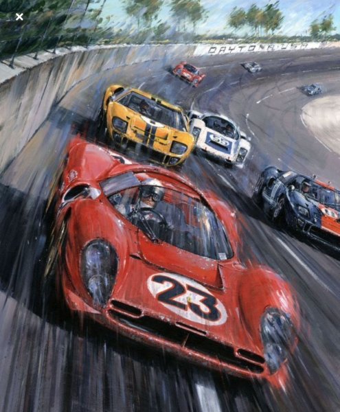 Гоночный автомобиль арт