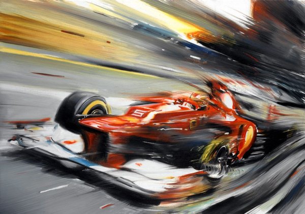 Формула 1 в живописи