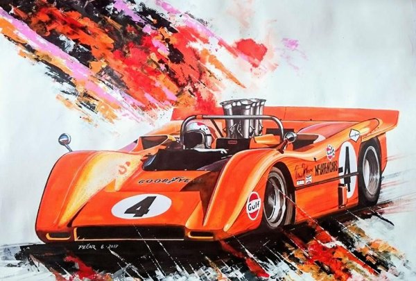 Картины гоночные машины