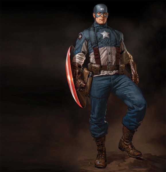 Стив Роджерс Капитан Америка арт