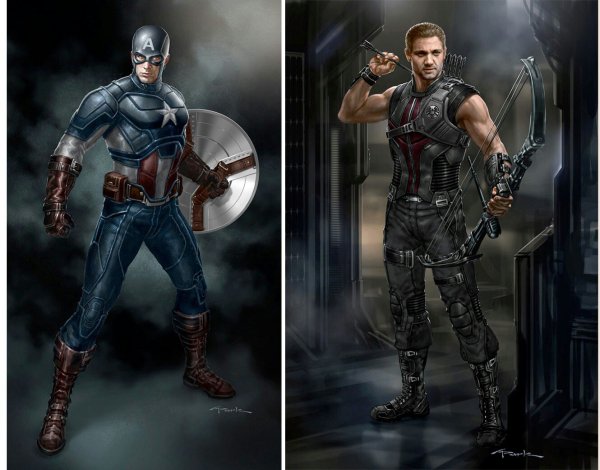 Капитан Америка арт