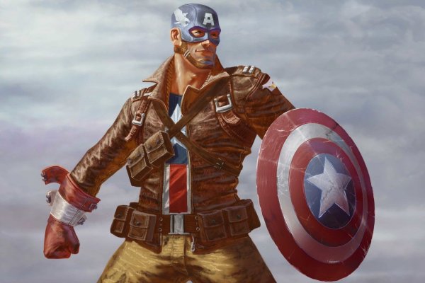 Стив Роджерс Капитан Америка арт