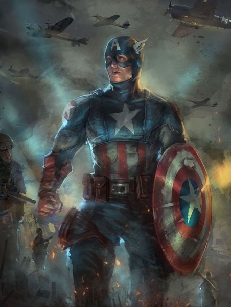 Капитан Америка на аву