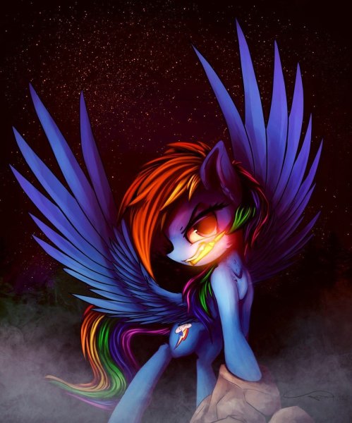 Темная Рейнбоу Дэш