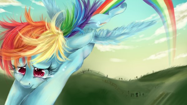 My little Pony Рейнбоу Дэш арт
