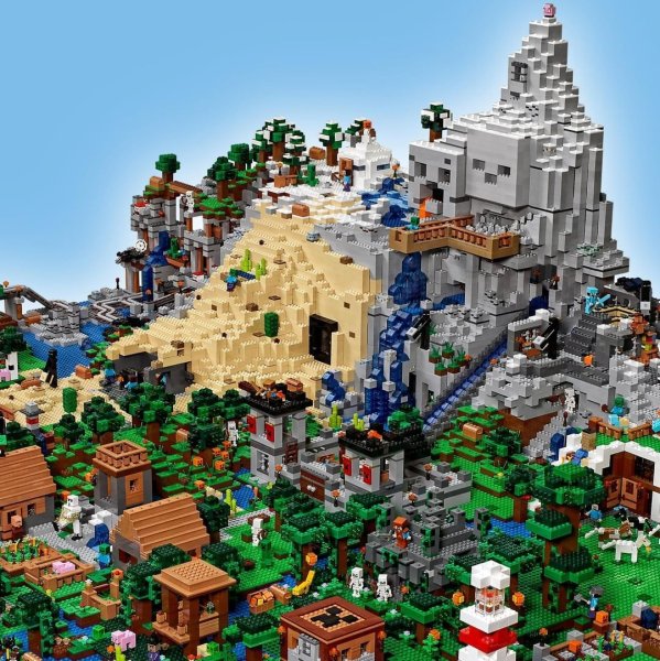 Лего майнкрафт пустынный храм
