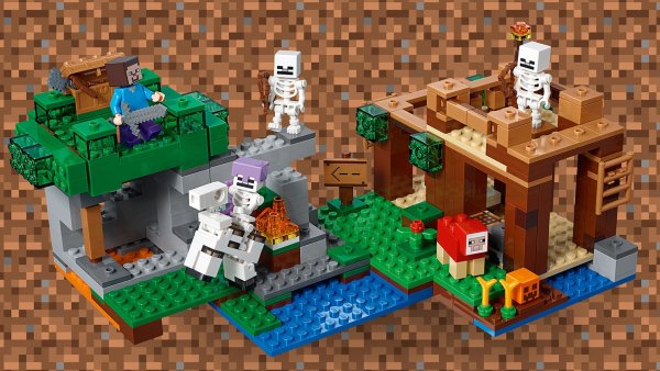 Конструктор LEGO Minecraft 21146 нападение армии скелетов