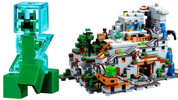Лего майнкрафт Горная пещера 21137