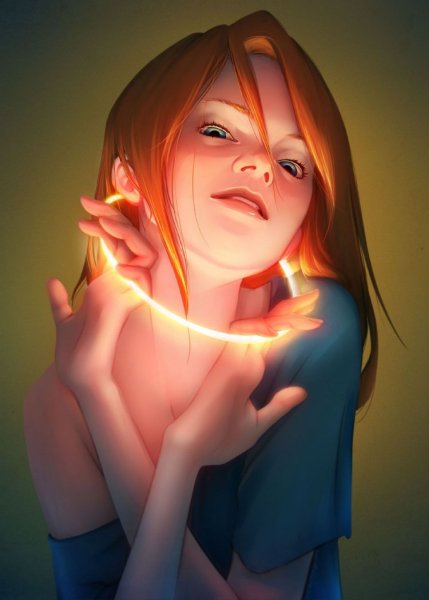 Необычная девочка арт