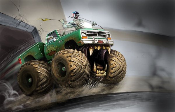 Монстр трак Рено