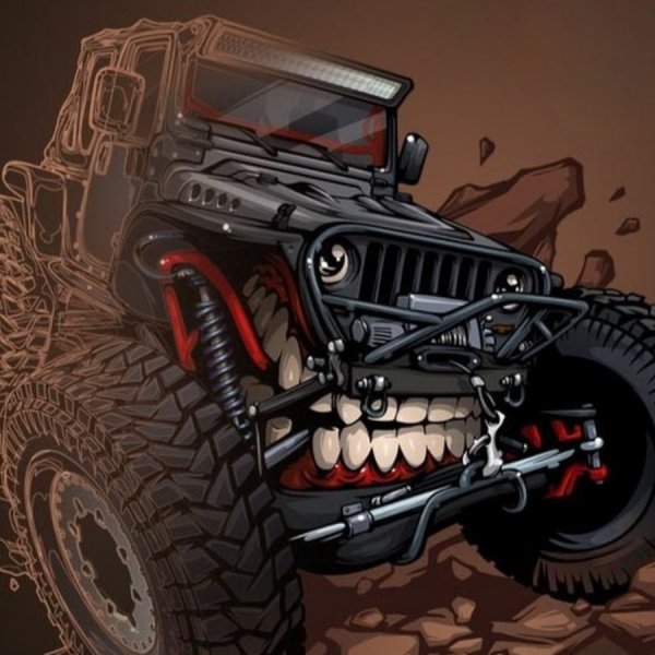 Машины монстры арты