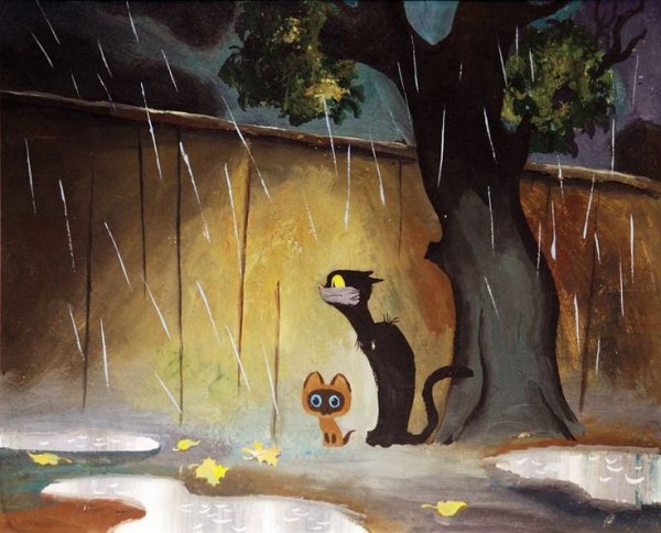 Леонид Шварцман котенок по имени Гав